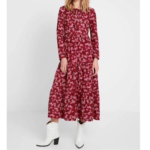 Free People Tiers Of Joy Midi Dress sz M - Picture 3 of 5